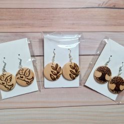 Earrings with animal designs (Size: 3 cm)