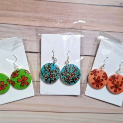 Earrings with animal designs (Size: 3 cm)