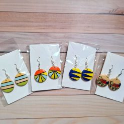 Earrings with animal designs (Size: 3 cm)