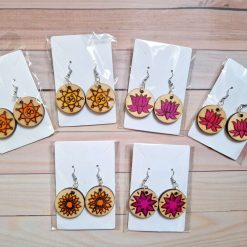 Earrings with animal designs (Size: 3 cm)