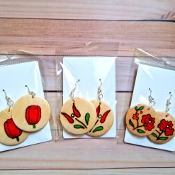 Earrings with animal designs (Size: 3 cm)