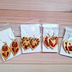 Earrings with animal designs (Size: 3 cm)