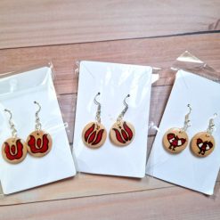 Earrings with animal designs (Size: 3 cm)