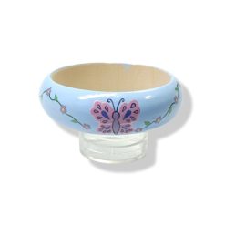 Wood bangle - Butterfly design