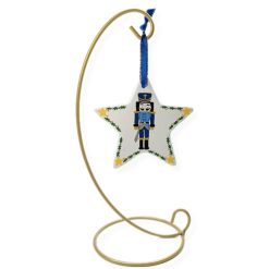 Ceramic star - Nutcracker design