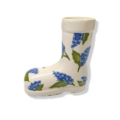Ceramic Welly Boot Planter - Lilac design