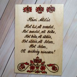 Harry Potter style wooden notebook with freehand pyrography