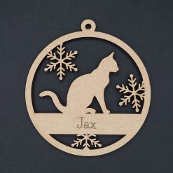 Personalised  cat tree ornament #2