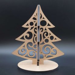 3D small wooden Christmas tree #1