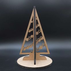 3D small wooden Christmas Tree #2