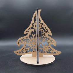 3D small wooden Christmas Tree #3
