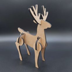 3D wooden reindeer