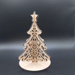 3D small wooden Christmas Tree #5