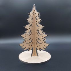 3D small wooden Christmas Tree #7