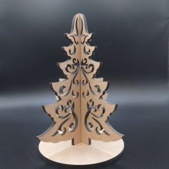 3D small wooden Christmas Tree #8