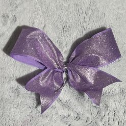 Purple Glitter 2 Loop Bow