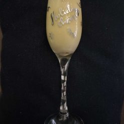 Lemon Sherbet Champagne Glass Candle