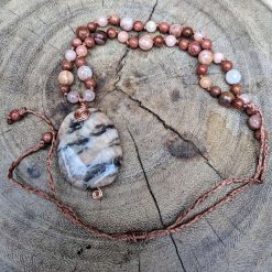 Mixed gemstone necklace - granite 2 Mixed gemstone necklace - granite 2