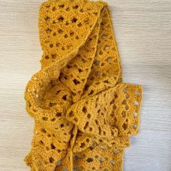 Scarf - Crochet Mustard