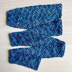 Scarf - Crochet 'Skinny' Blues 4 Scarf - Crochet 'Skinny' Blues 4
