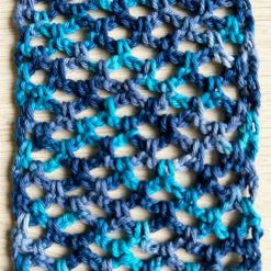 Scarf - Crochet 'Skinny' Blues 1 Scarf - Crochet 'Skinny' Blues 1