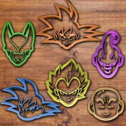3D Dragonball Z Cookie/Biscuit/Playdough Cutters (Copy)