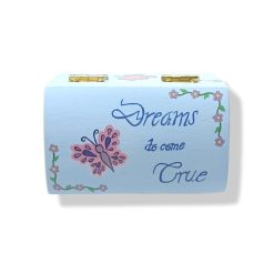 Wood Trinket box - Butterfly design