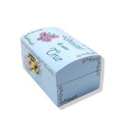 Wood Trinket box - Butterfly design 1