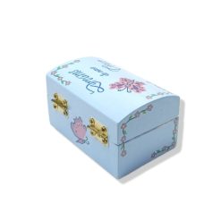 Wood Trinket box - Butterfly design 2