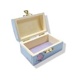 Wood Trinket box - Butterfly design 3