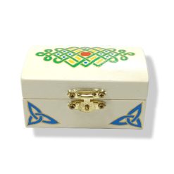 Wood Trinket box - Celtic design