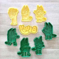 3D Bluey Character Cookie/Biscuit/Playdough Cutters
