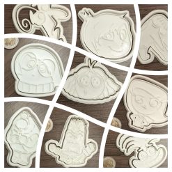 3D Inside Out Cookie/Biscuit/Playdough Cutters