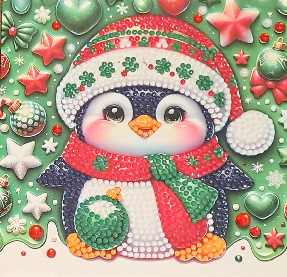 Diamond painted xmas cards Diamond painted xmas cards
