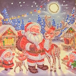 Diamond painted xmas cards 2 Diamond painted xmas cards 2