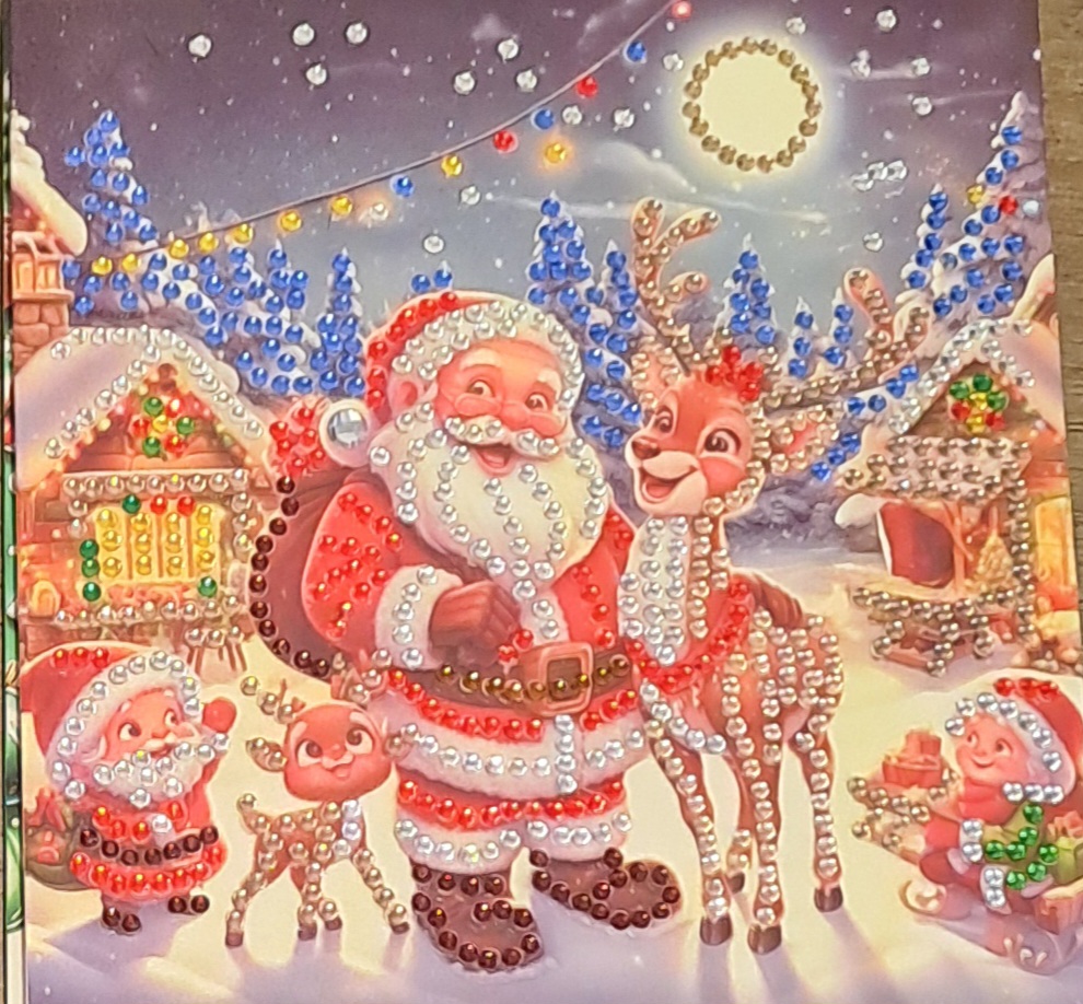 Diamond painted xmas cards Diamond painted xmas cards