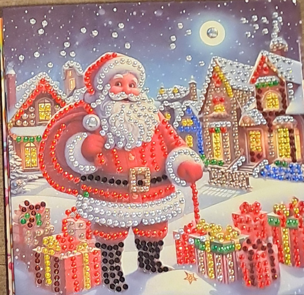 Diamond painted xmas cards Diamond painted xmas cards