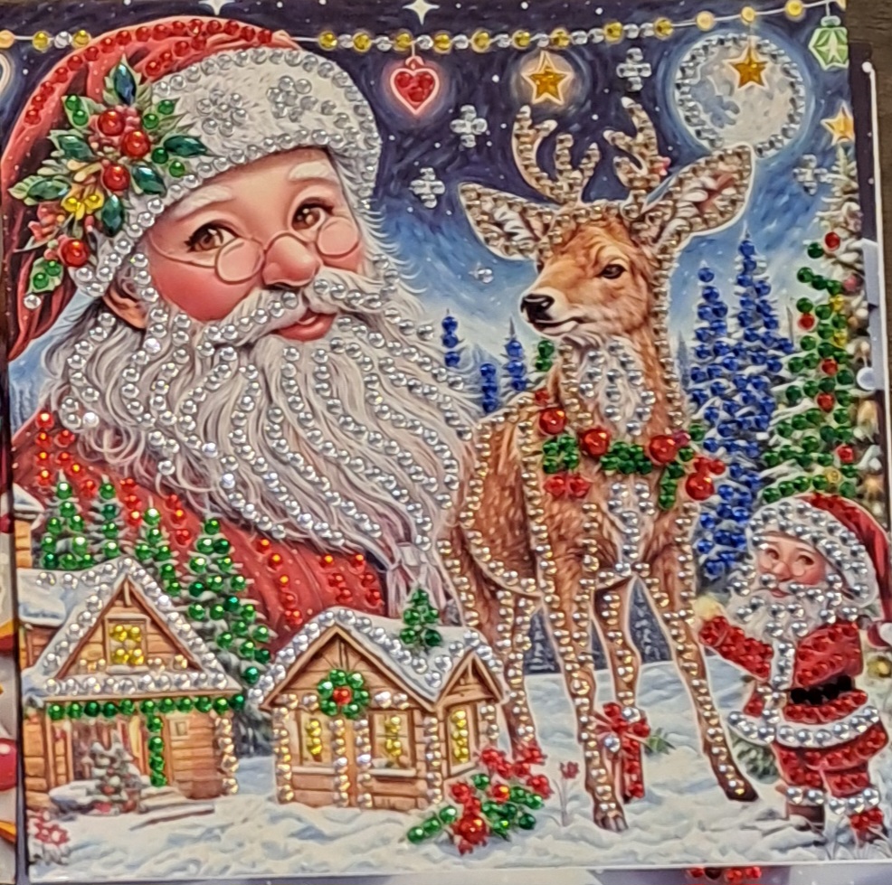 Diamond painted xmas cards Diamond painted xmas cards
