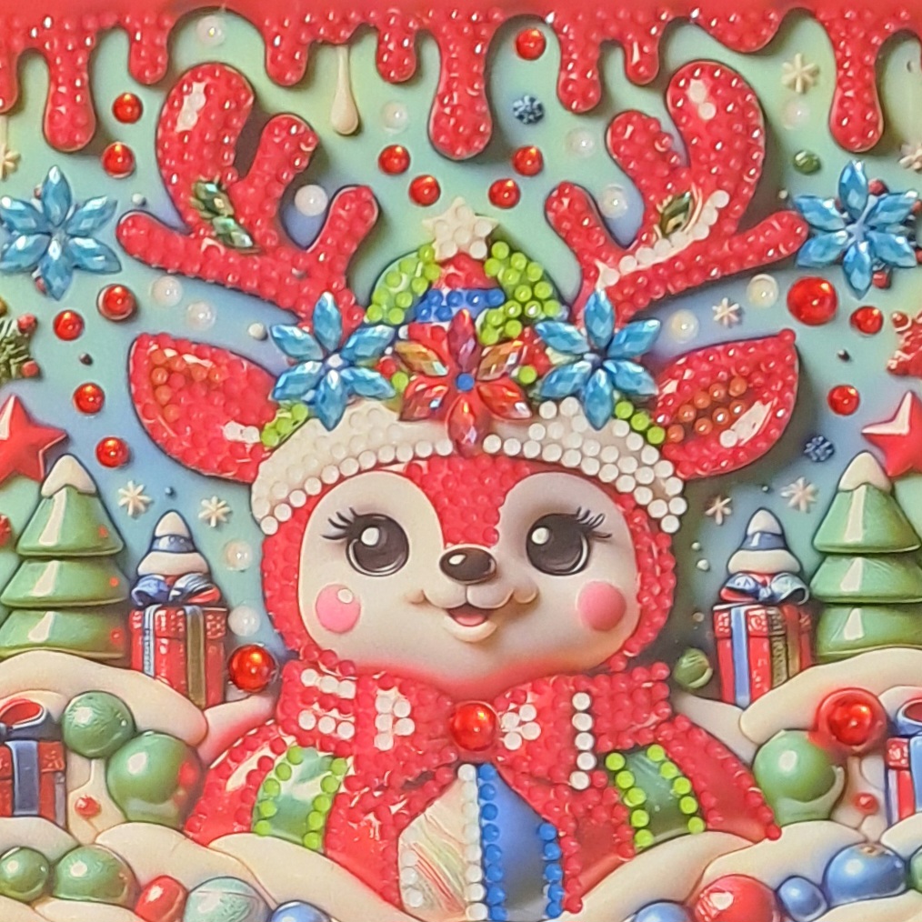 Diamond painted xmas cards Diamond painted xmas cards