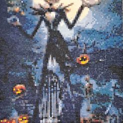 Diamond painted A nightmare before Christmas paintings 3