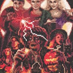 Diamond painted film, horror, halloween paintings