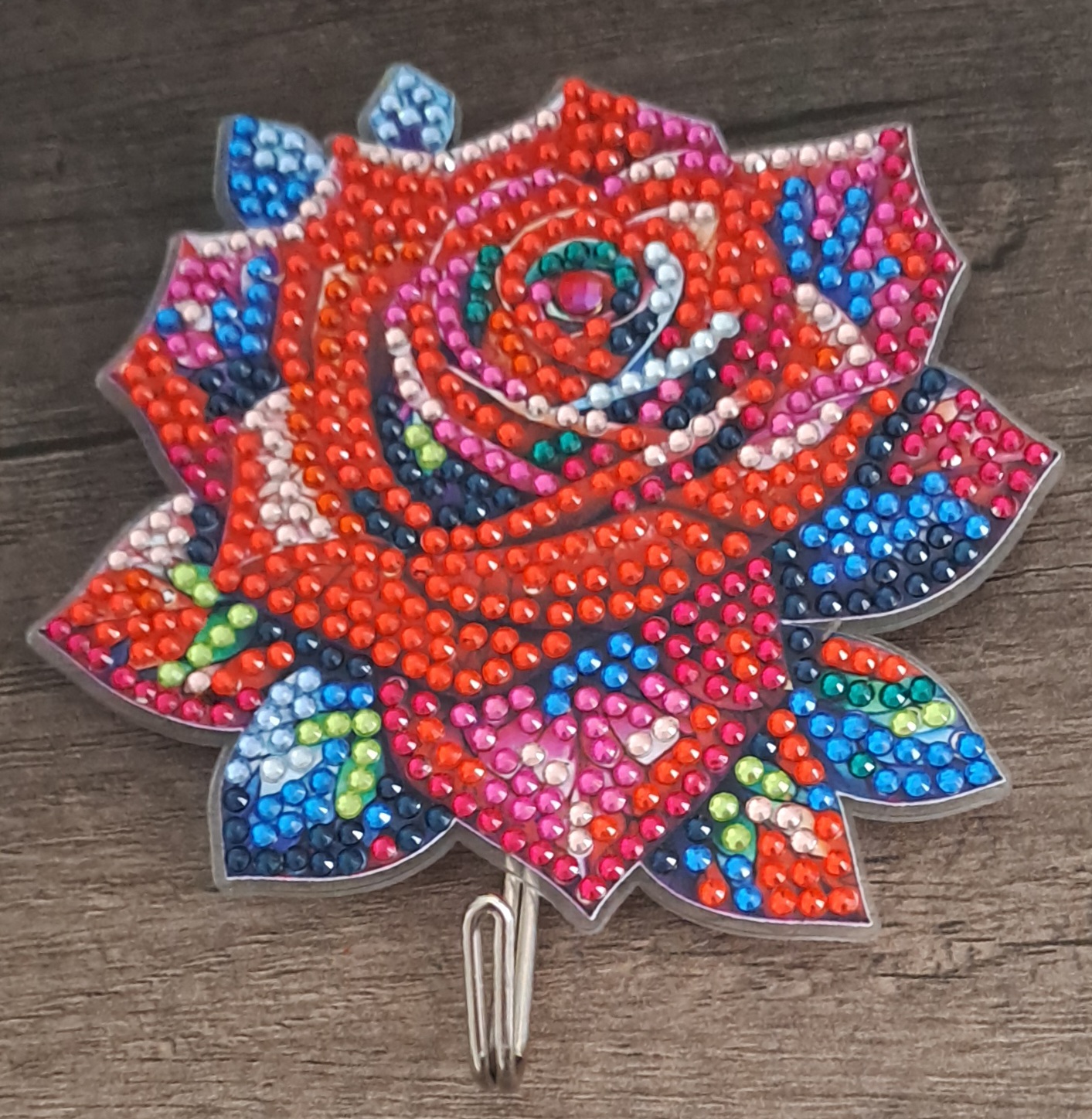 Diamond painted key holders Diamond painted key holders