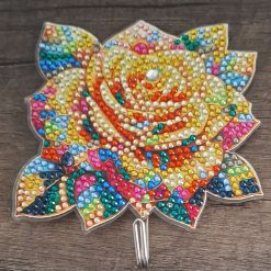 Diamond painted key holders 4 Diamond painted key holders 4