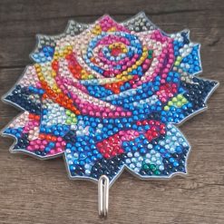 Diamond painted key holders 8 Diamond painted key holders 8