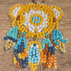 Diamond painted dream catchers keyrings 2 Diamond painted dream catchers keyrings 2