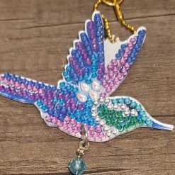 Diamond painted bird themed suncatchers 1