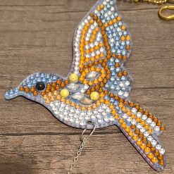 Diamond painted bird themed suncatchers 2