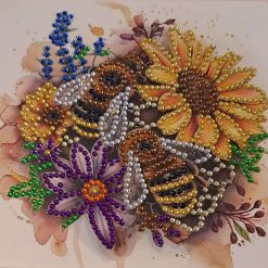 Diamond painted dream catchers keyrings