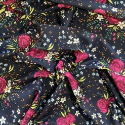 The Honey Scrunch XX Large Hair Scrunchie Midnight Rose 3