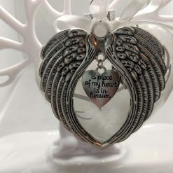 Memorial glass heart